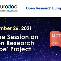 Online session on the 'Open Research Europe' Project 