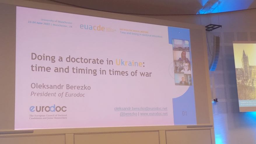 Doing a doctorate in Ukraine: time and timing in times of war