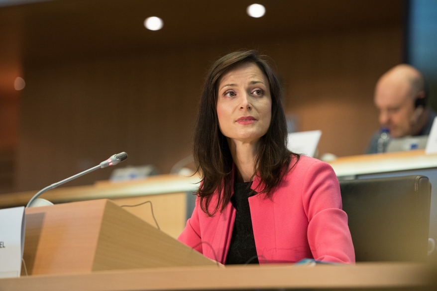 Mariya Gabriel at the European Parliament